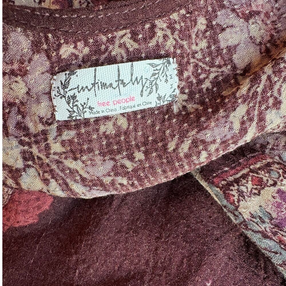Intimately Free People Boho Sleep Dress - Nightie size M - Picture 6 of 12
